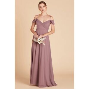 NWT Birdy Grey Spence Chiffon Bridesmaids Dress in Dark Mauve Sz XS
